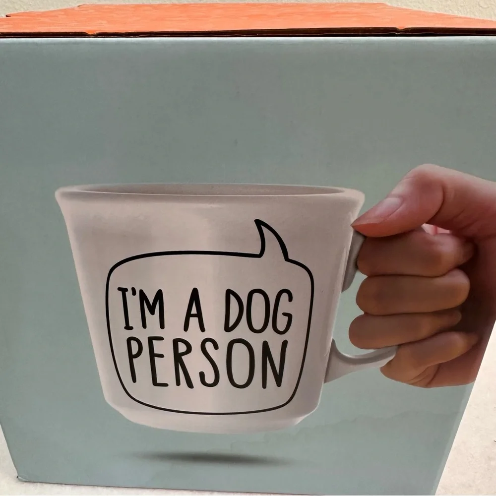 Dog Mug and Bowl Set - White